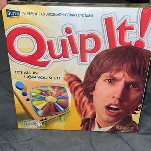 NIB Quip It DVD Game.  Sealed.  Unopened. Factory sealed.